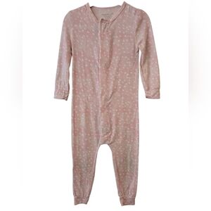 MAGNETIC ME COVERALL. PINK AND WHITE. SIZE 18-24 MONTHS. 27-30 LBS. GIRL'S.